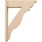 Ekena Millwork 7 1/2-in W x 26-in D x 34-in H Funston Trad Rough Cedar Woodgrain TimberThane Outlooker, Primed Tan OUTUR075X26X34FST04RCPR - alternate 3